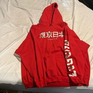 Red hoodie